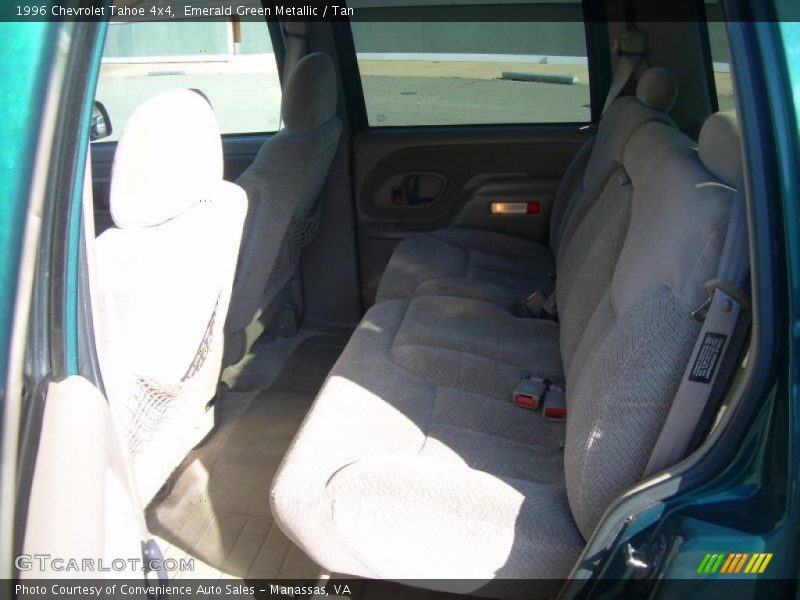 Emerald Green Metallic / Tan 1996 Chevrolet Tahoe 4x4
