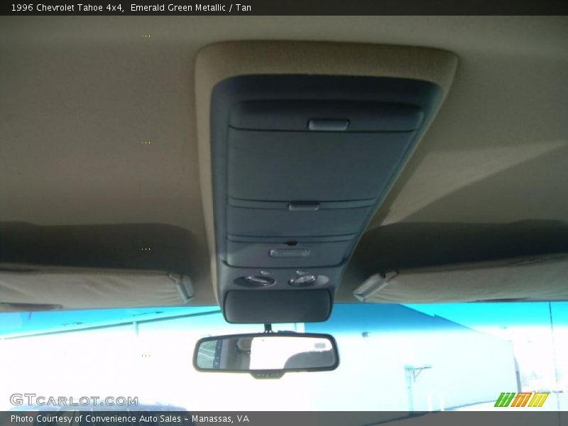 Emerald Green Metallic / Tan 1996 Chevrolet Tahoe 4x4
