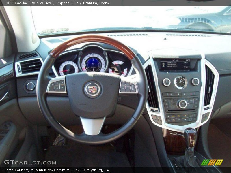 Imperial Blue / Titanium/Ebony 2010 Cadillac SRX 4 V6 AWD