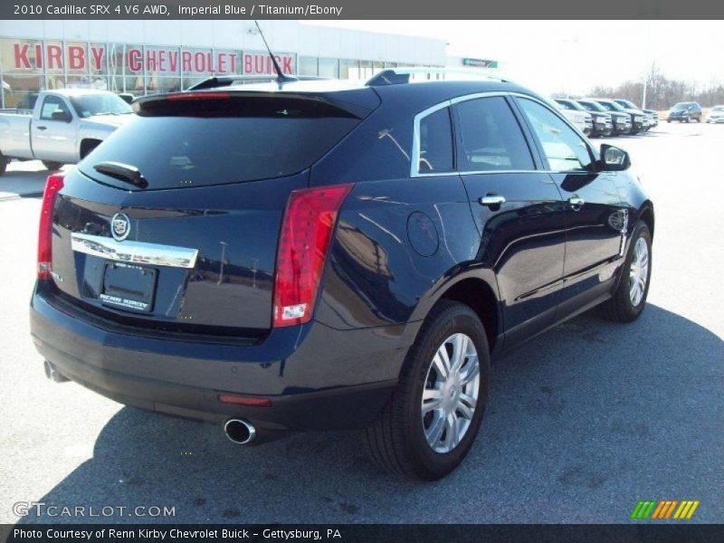 Imperial Blue / Titanium/Ebony 2010 Cadillac SRX 4 V6 AWD