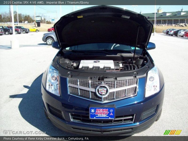 Imperial Blue / Titanium/Ebony 2010 Cadillac SRX 4 V6 AWD