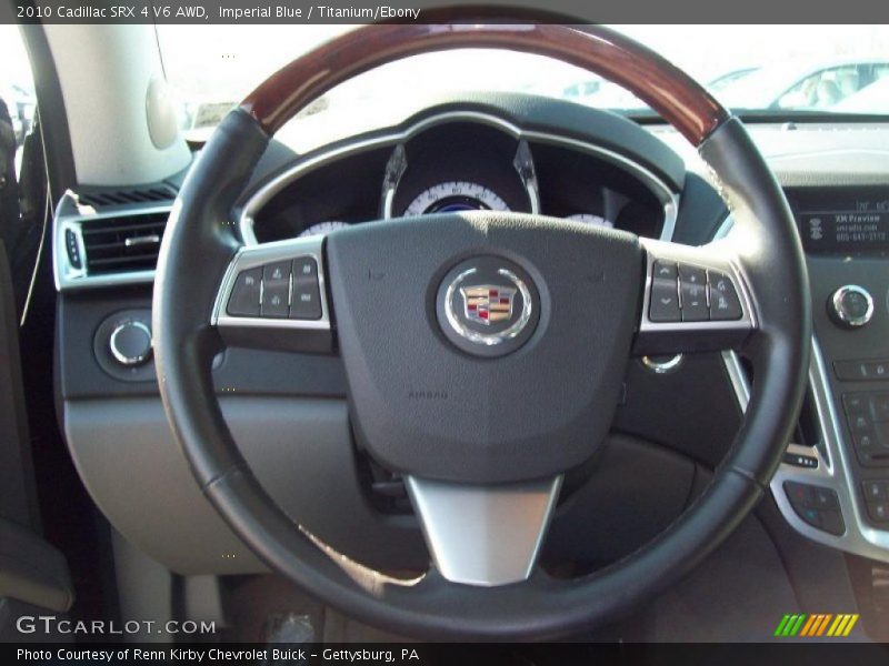 Imperial Blue / Titanium/Ebony 2010 Cadillac SRX 4 V6 AWD