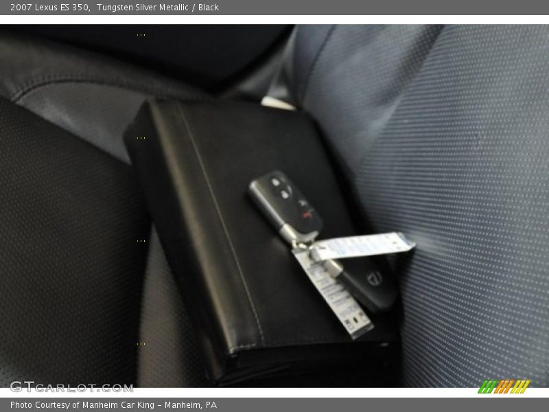 Tungsten Silver Metallic / Black 2007 Lexus ES 350