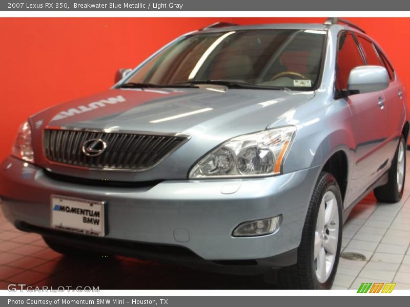 Breakwater Blue Metallic / Light Gray 2007 Lexus RX 350