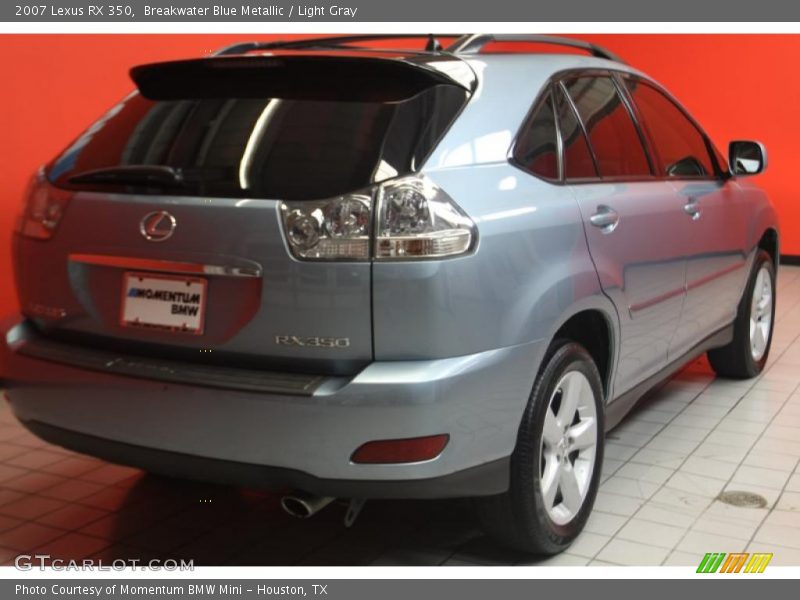 Breakwater Blue Metallic / Light Gray 2007 Lexus RX 350