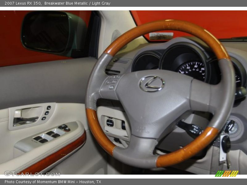 Breakwater Blue Metallic / Light Gray 2007 Lexus RX 350