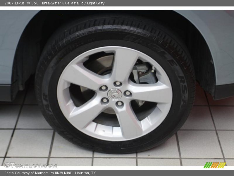 Breakwater Blue Metallic / Light Gray 2007 Lexus RX 350