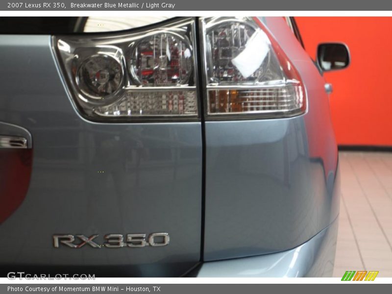 Breakwater Blue Metallic / Light Gray 2007 Lexus RX 350