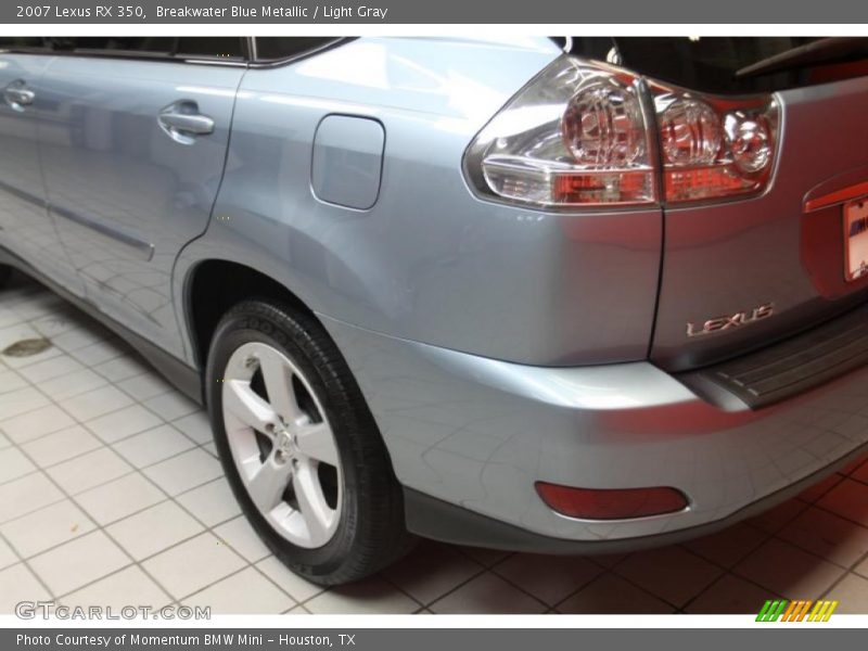 Breakwater Blue Metallic / Light Gray 2007 Lexus RX 350