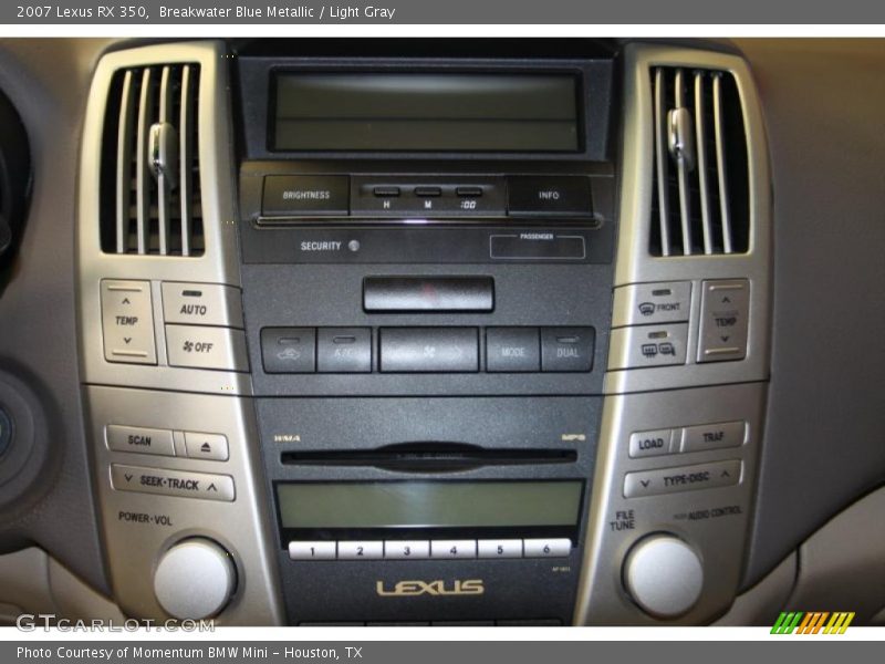 Breakwater Blue Metallic / Light Gray 2007 Lexus RX 350