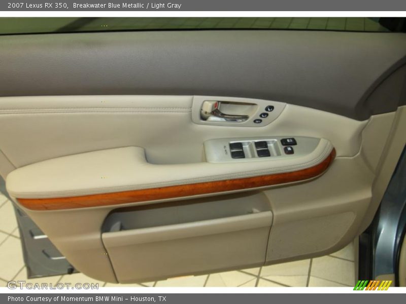 Breakwater Blue Metallic / Light Gray 2007 Lexus RX 350