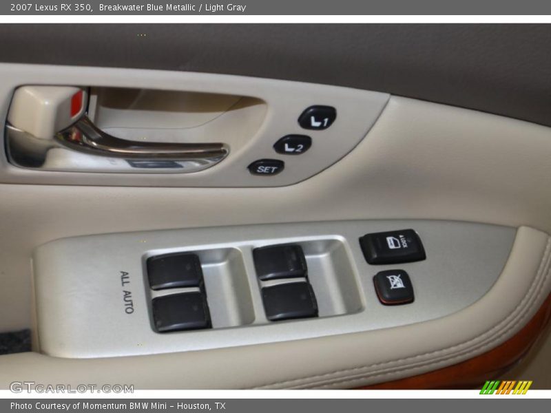 Breakwater Blue Metallic / Light Gray 2007 Lexus RX 350