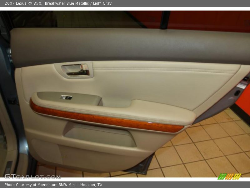 Breakwater Blue Metallic / Light Gray 2007 Lexus RX 350