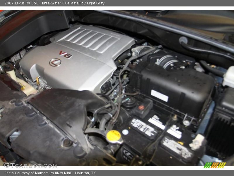 Breakwater Blue Metallic / Light Gray 2007 Lexus RX 350