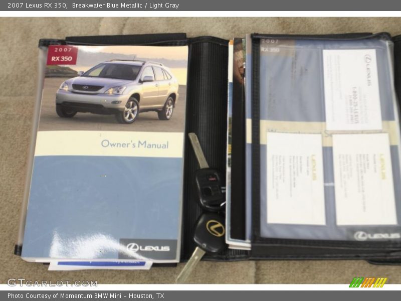Breakwater Blue Metallic / Light Gray 2007 Lexus RX 350
