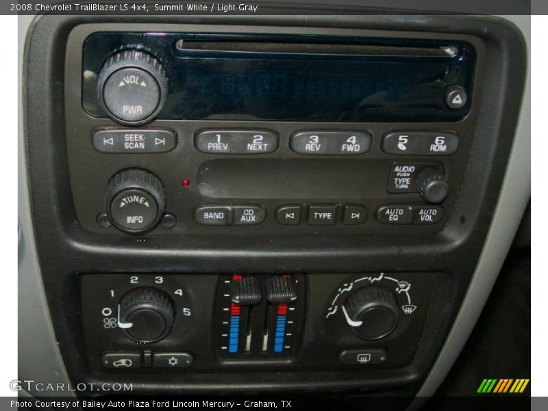 Summit White / Light Gray 2008 Chevrolet TrailBlazer LS 4x4