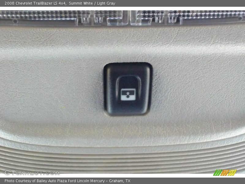Summit White / Light Gray 2008 Chevrolet TrailBlazer LS 4x4