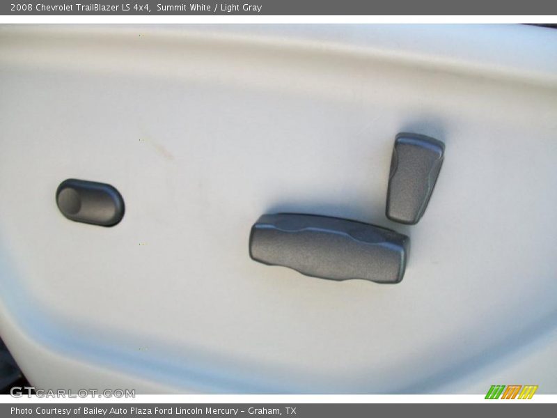 Summit White / Light Gray 2008 Chevrolet TrailBlazer LS 4x4