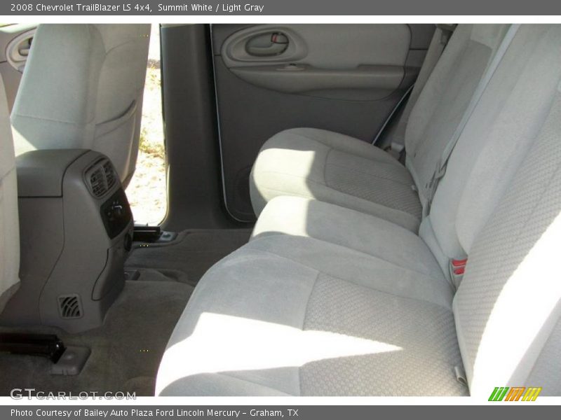 Summit White / Light Gray 2008 Chevrolet TrailBlazer LS 4x4