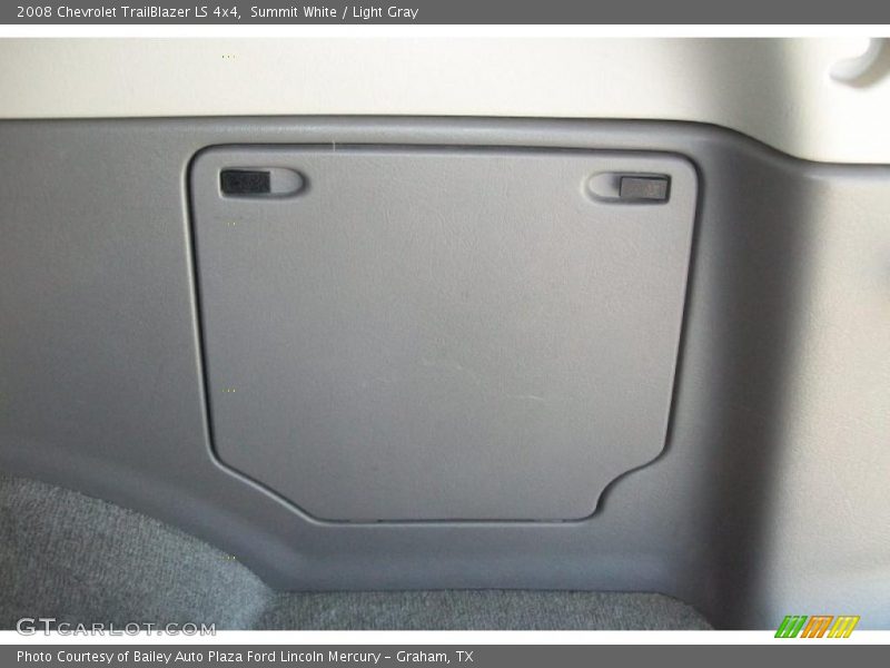 Summit White / Light Gray 2008 Chevrolet TrailBlazer LS 4x4