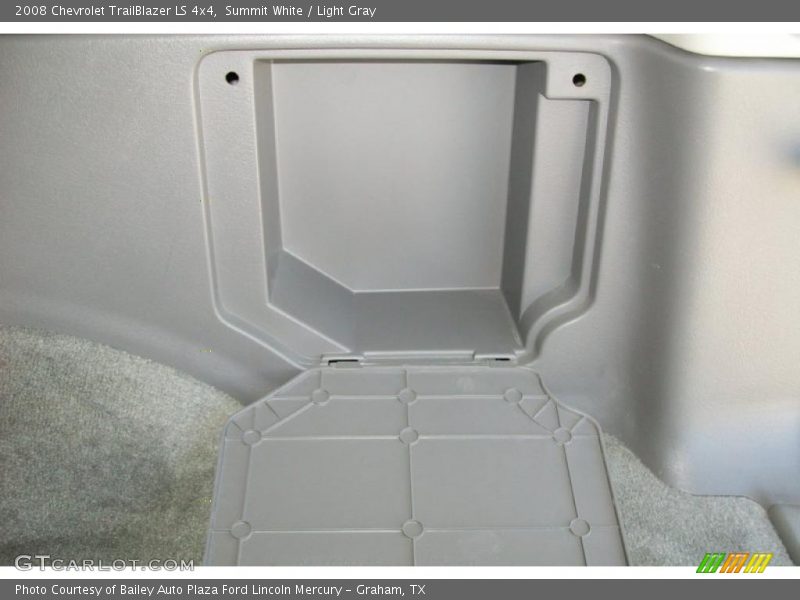 Summit White / Light Gray 2008 Chevrolet TrailBlazer LS 4x4