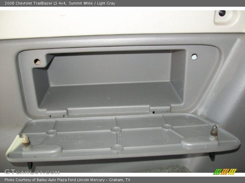 Summit White / Light Gray 2008 Chevrolet TrailBlazer LS 4x4