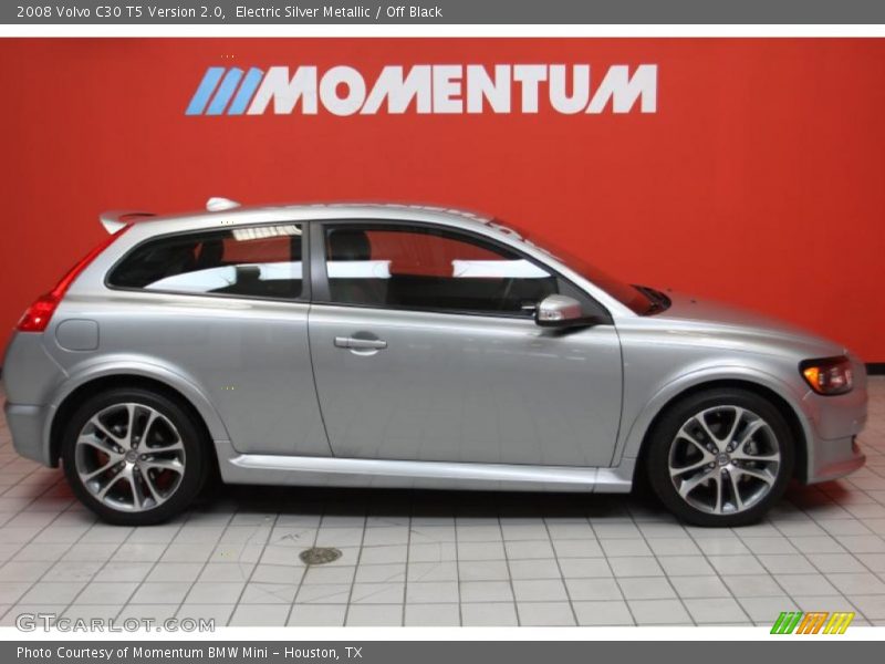 Electric Silver Metallic / Off Black 2008 Volvo C30 T5 Version 2.0