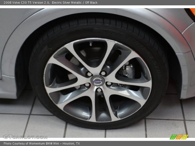Electric Silver Metallic / Off Black 2008 Volvo C30 T5 Version 2.0