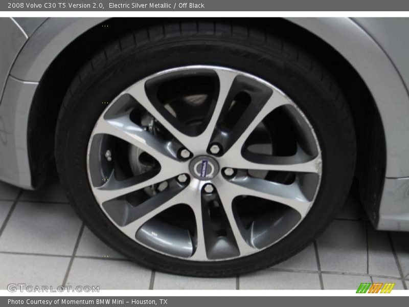 Electric Silver Metallic / Off Black 2008 Volvo C30 T5 Version 2.0