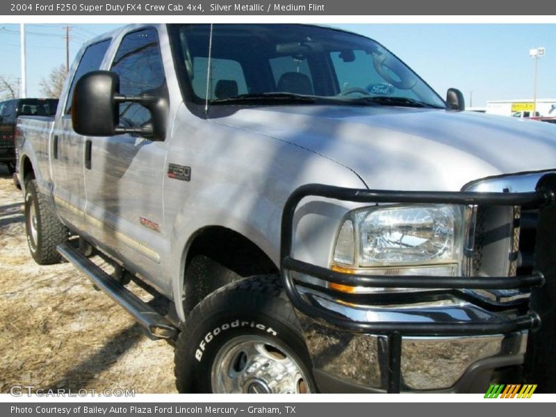 Silver Metallic / Medium Flint 2004 Ford F250 Super Duty FX4 Crew Cab 4x4