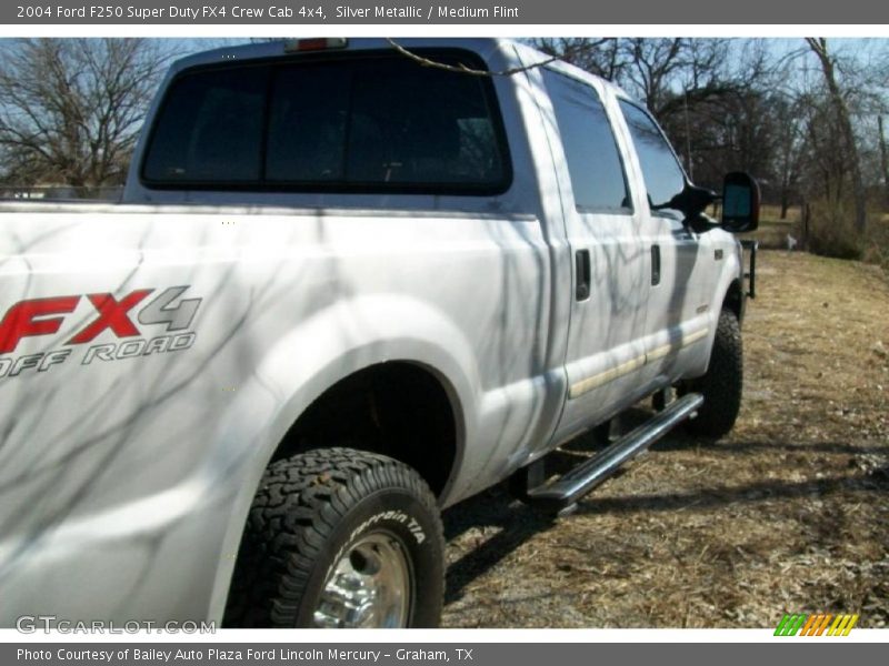 Silver Metallic / Medium Flint 2004 Ford F250 Super Duty FX4 Crew Cab 4x4