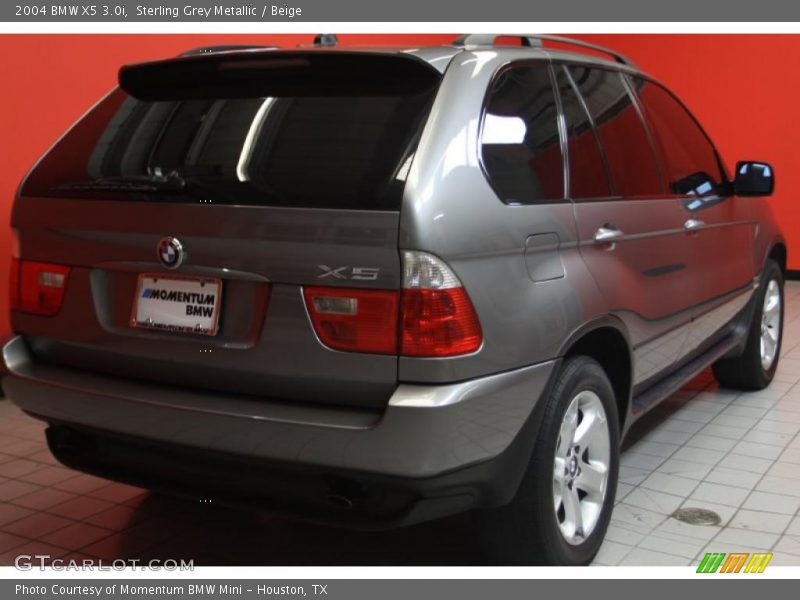 Sterling Grey Metallic / Beige 2004 BMW X5 3.0i