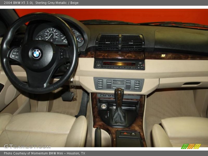 Sterling Grey Metallic / Beige 2004 BMW X5 3.0i