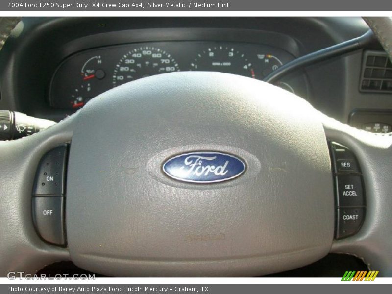 Silver Metallic / Medium Flint 2004 Ford F250 Super Duty FX4 Crew Cab 4x4
