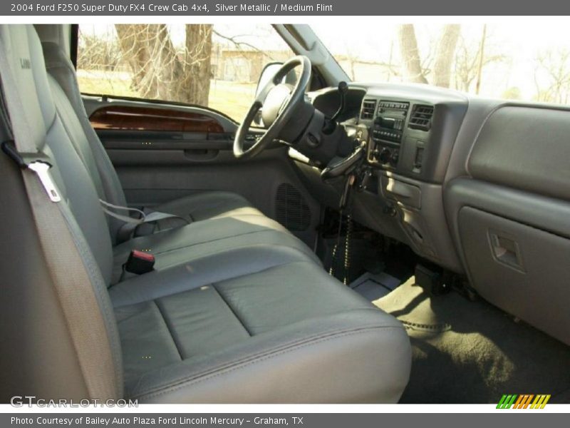 Silver Metallic / Medium Flint 2004 Ford F250 Super Duty FX4 Crew Cab 4x4