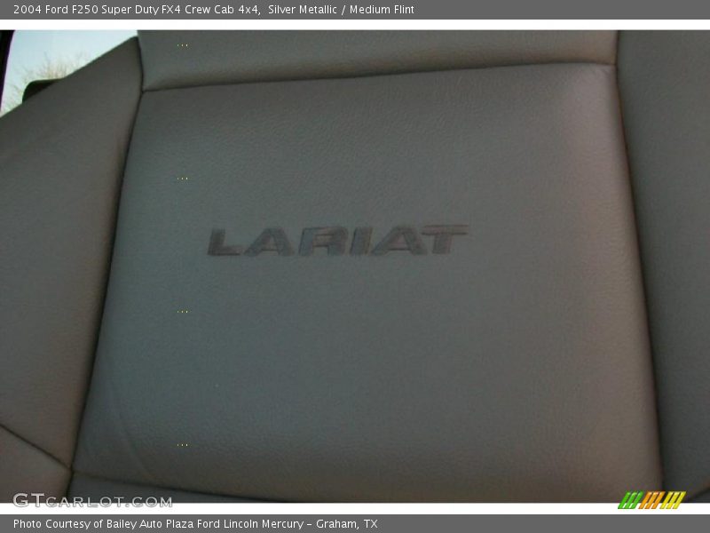 Silver Metallic / Medium Flint 2004 Ford F250 Super Duty FX4 Crew Cab 4x4