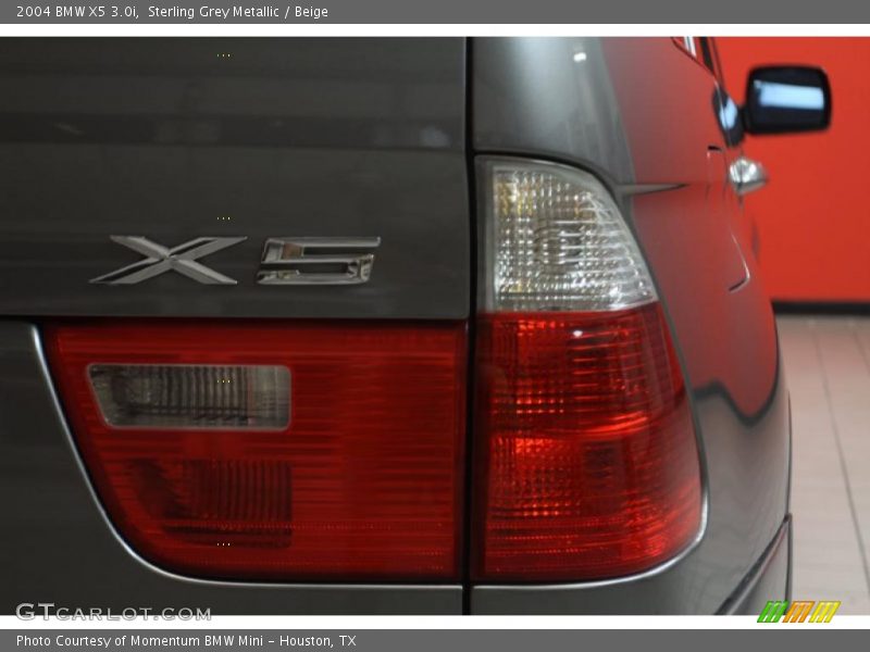 Sterling Grey Metallic / Beige 2004 BMW X5 3.0i