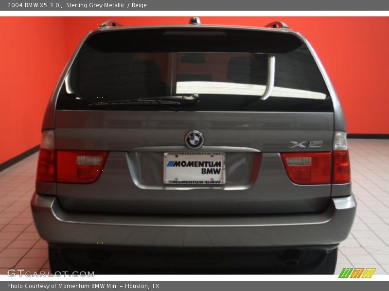 Sterling Grey Metallic / Beige 2004 BMW X5 3.0i