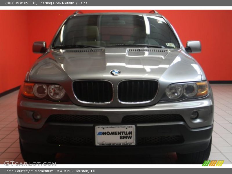 Sterling Grey Metallic / Beige 2004 BMW X5 3.0i