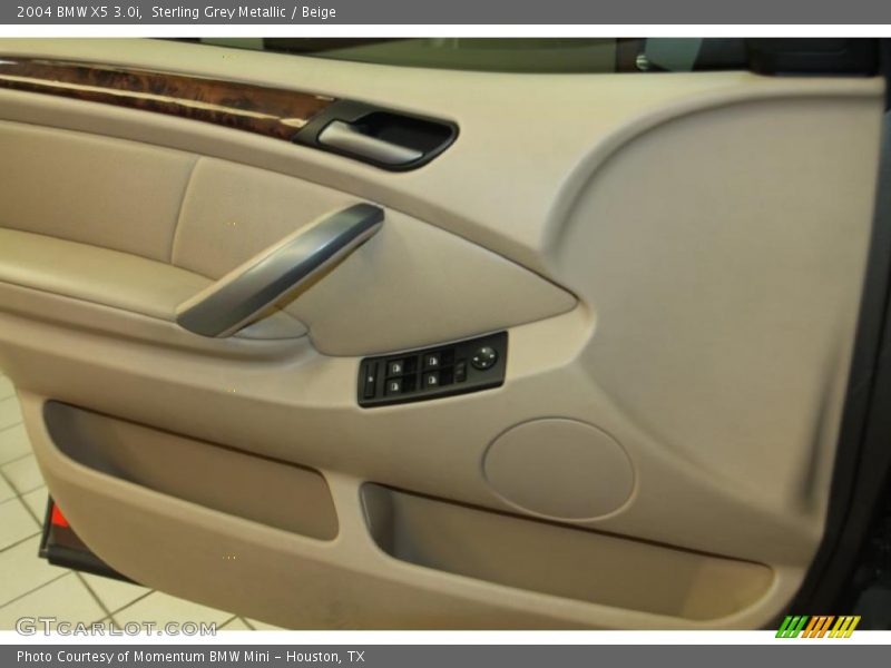 Sterling Grey Metallic / Beige 2004 BMW X5 3.0i