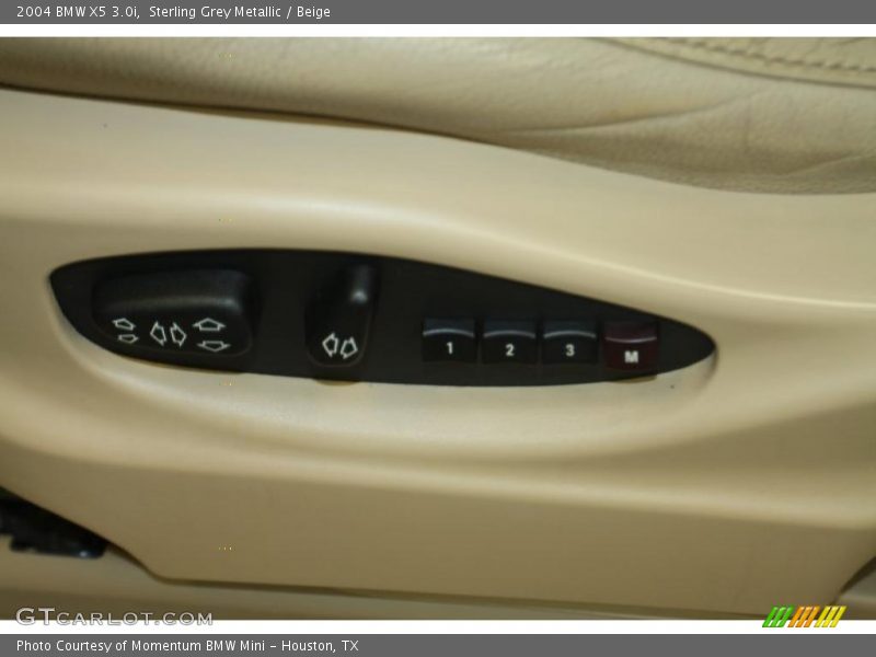 Sterling Grey Metallic / Beige 2004 BMW X5 3.0i