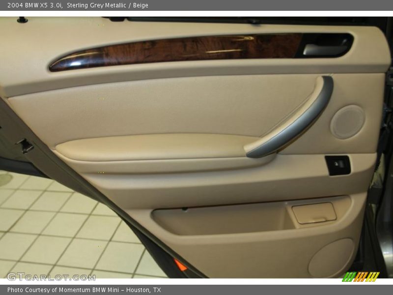 Sterling Grey Metallic / Beige 2004 BMW X5 3.0i