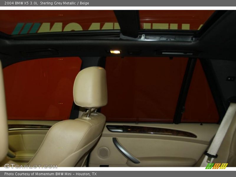 Sterling Grey Metallic / Beige 2004 BMW X5 3.0i