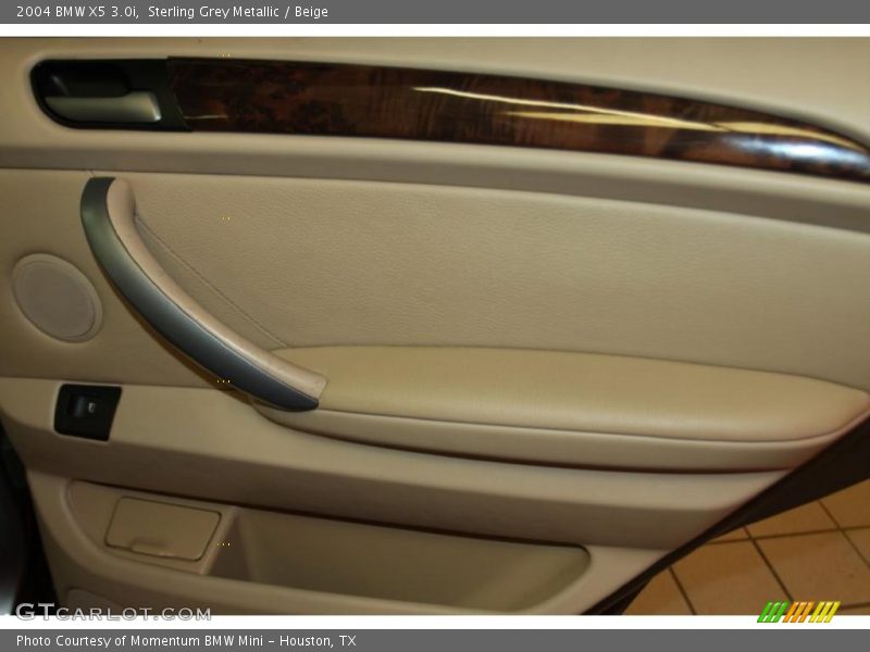 Sterling Grey Metallic / Beige 2004 BMW X5 3.0i