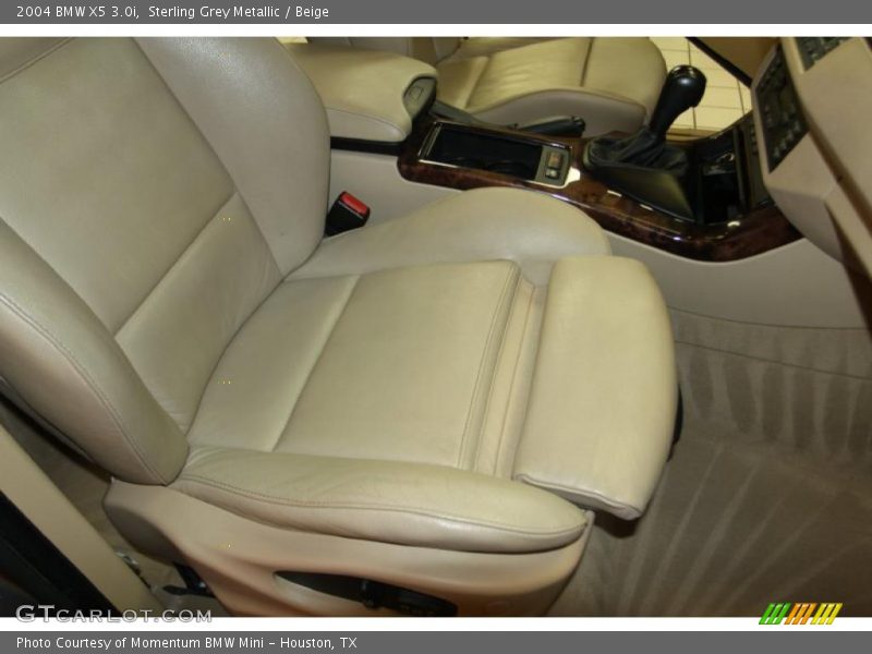 Sterling Grey Metallic / Beige 2004 BMW X5 3.0i