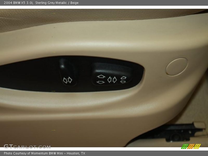 Sterling Grey Metallic / Beige 2004 BMW X5 3.0i