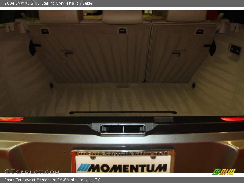 Sterling Grey Metallic / Beige 2004 BMW X5 3.0i