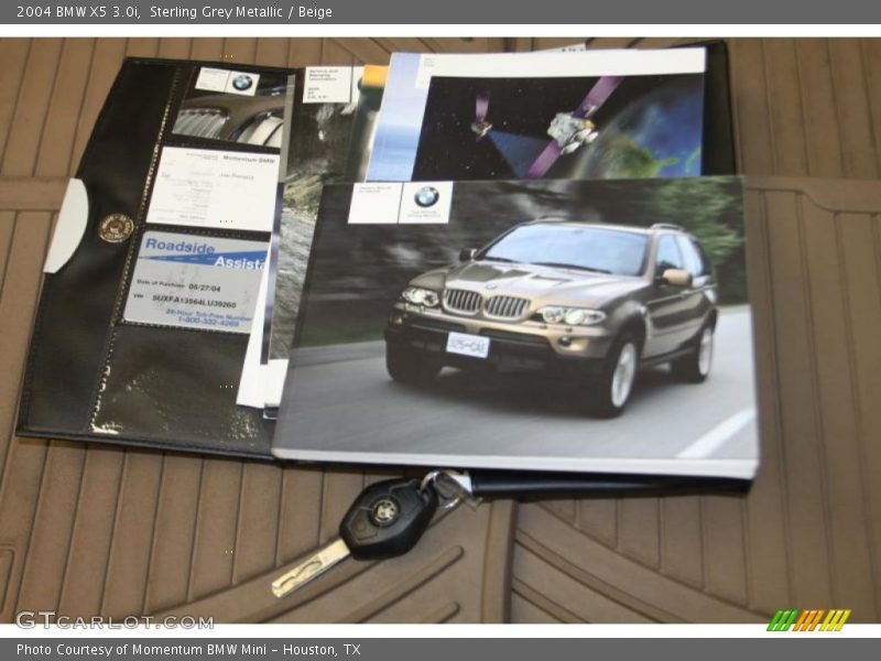 Sterling Grey Metallic / Beige 2004 BMW X5 3.0i