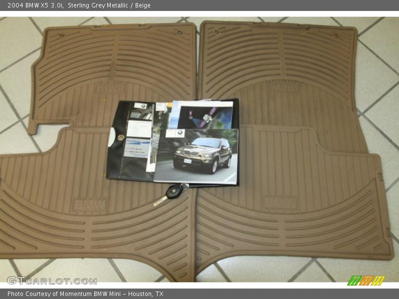 Sterling Grey Metallic / Beige 2004 BMW X5 3.0i