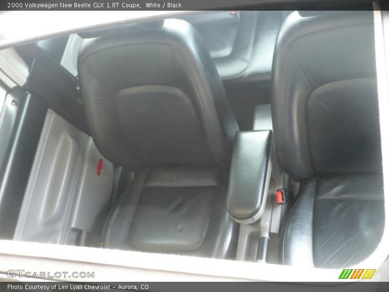 White / Black 2000 Volkswagen New Beetle GLX 1.8T Coupe